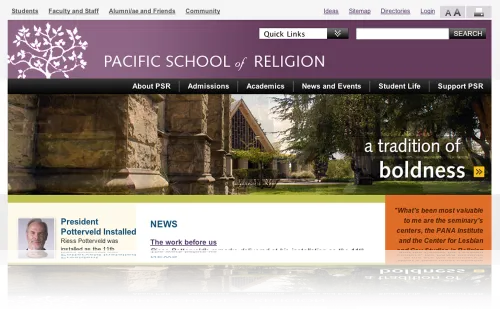 Pacific School of Religion Website