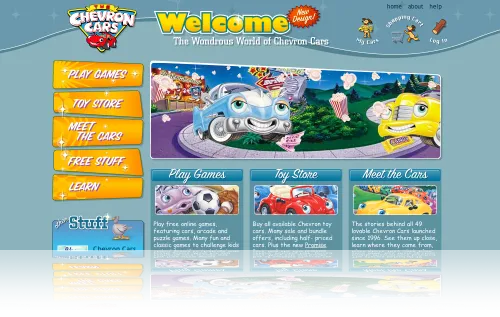 Chevron Cars Website