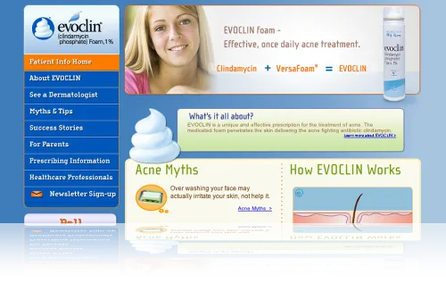 Evoclin Website