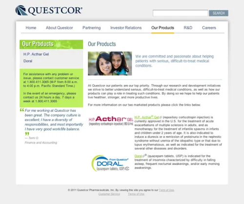Questcore Website 3